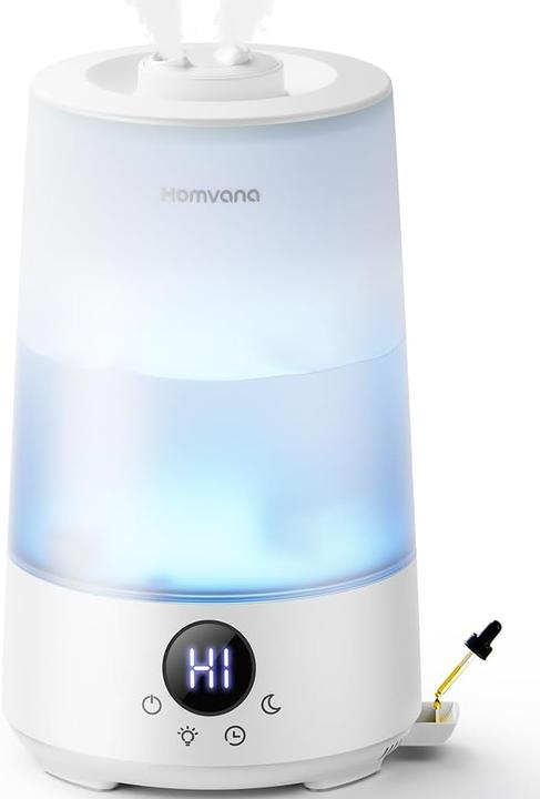 Actual product image Homvana Luftbefeuchter mit Ultraschallvernebelung