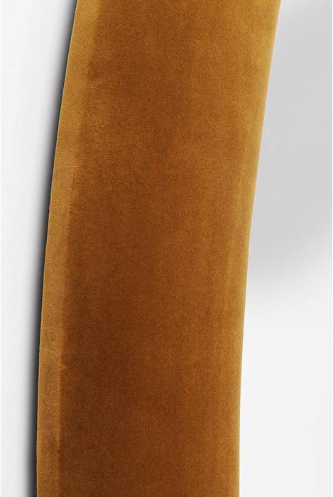 Actual product image Kare Design Mirror Velvet Brown Oval 150x90cm (90 x 150 cm)