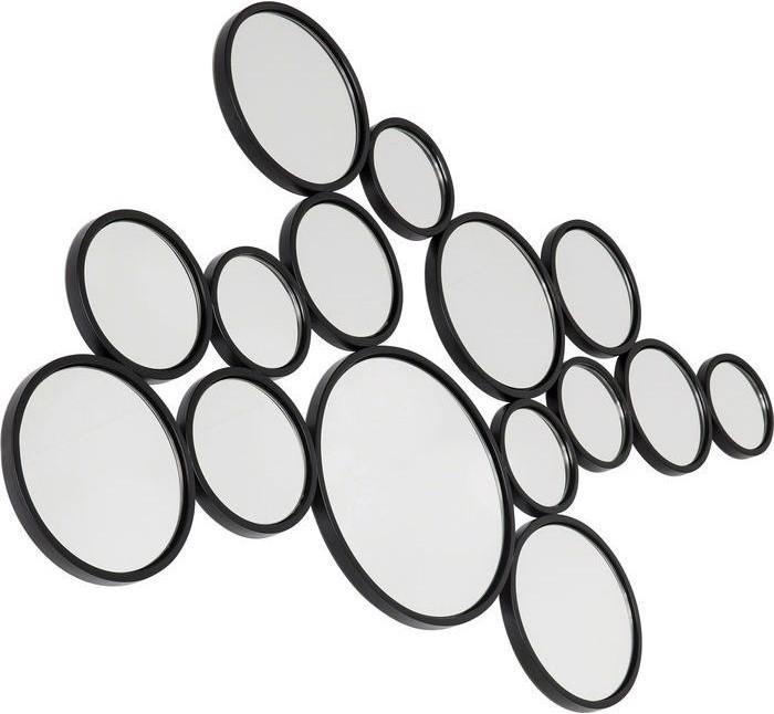 Image du produit Designlife Miroir Bubbles noir 93x138cm