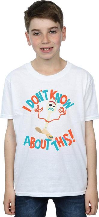 Immagine prodotto Disney Toy Story 4 Forky I Dont Know About This Maglietta Ragazzi (152, 158)
