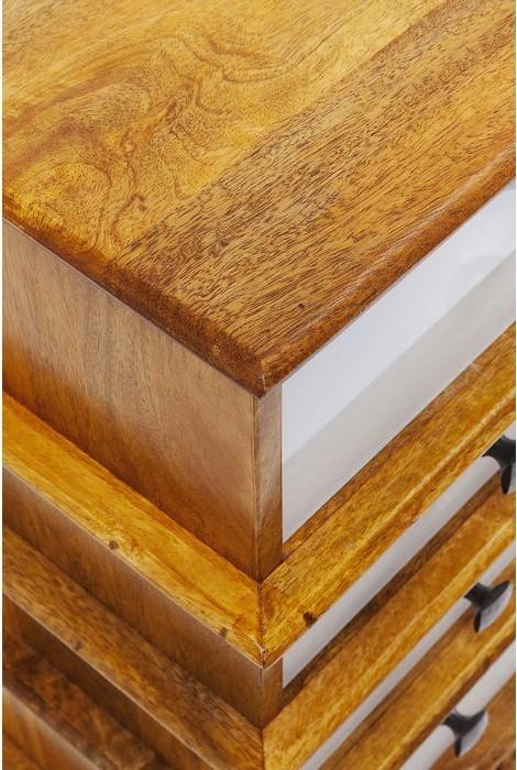 Produktbild Designlife Kommode Fuji Weiss 9 Schübe (75 x 32 x 90 cm)