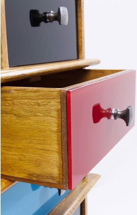 Immagine prodotto Designlife Cassettiera Fuji Colorata 9 Cassetti (75 x 32 x 90 cm)
