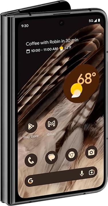 Produktbild Google Pixel Fold (256 GB, Obsidian, 7.60", SIM + eSIM, 48 Mpx, 5G)