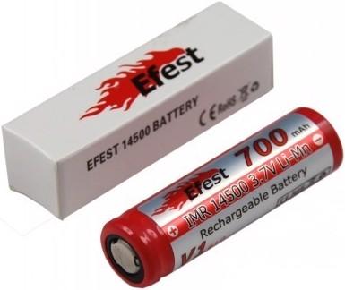 Actual product image Efest Battery IMR 14500 V1 - unsecured (1 pcs., 14500, 700 mAh)