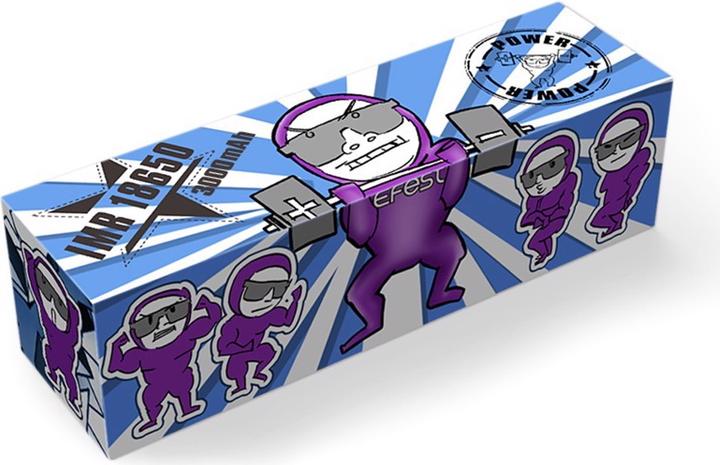 Image du produit Efest Accu Purple IMR 18650 / 35A Débit de courant (Flat Top) (1 pcs, 18650, 3000 mAh)