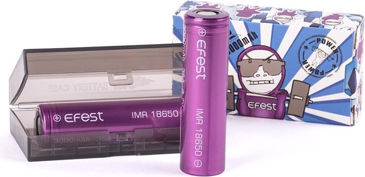 Image du produit Efest Accu Purple IMR 18650 / 35A Débit de courant (Flat Top) (1 pcs, 18650, 3000 mAh)