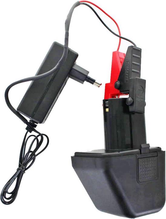 Immagine prodotto AccuCell Caricabatterie rapido adatto alle batterie per utensili Gesipa 12 Volt NiCd e NiMH (12 V)