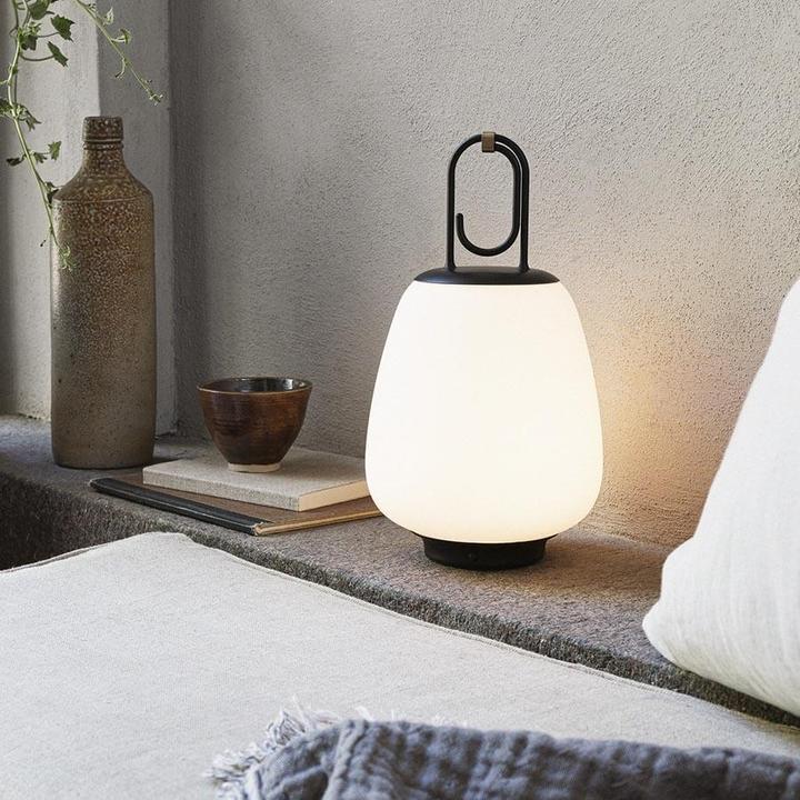 Produktbild &Tradition Lucca SC51 Outdoor Portable Opal Glass/Black (400 lm)