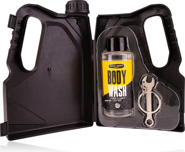 Accentra Geschenkset für Männer BATH + BODY TOOLKIT in Ölkanisterform (Hair care set)
