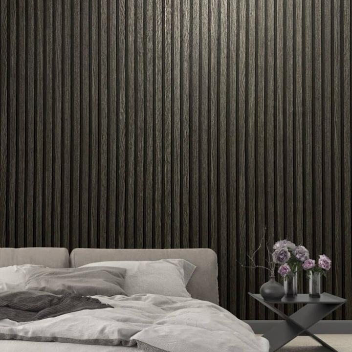 Image du produit Marburg Vliestapete 33961 Botanica 3D Holz-Optik schwarz anthrazit (10,05 m x 53 cm)