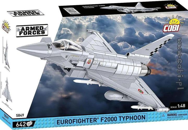 Actual product image Cobi 5849 - 642 PCS ARMED FORCES /5849/ EUROFIGHTER TYPHOON I