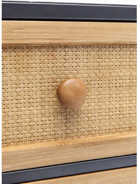 Image du produit Designlife Petite commode Bistro 2-tiroirs (50 x 38 x 51 cm)