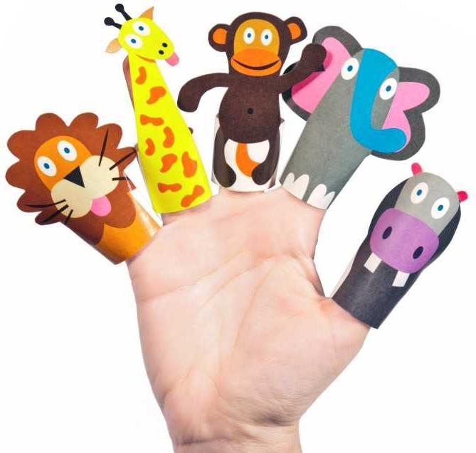 Immagine prodotto Pukaca Set di marionette da dito in carta. 8 animali della giungla (8 x)