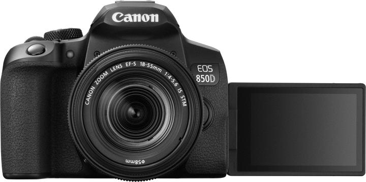 Produktbild Canon EOS 850D + EF-S 18-55mm f (18 - 55 mm, 24.20 Mpx, APS-C / DX)