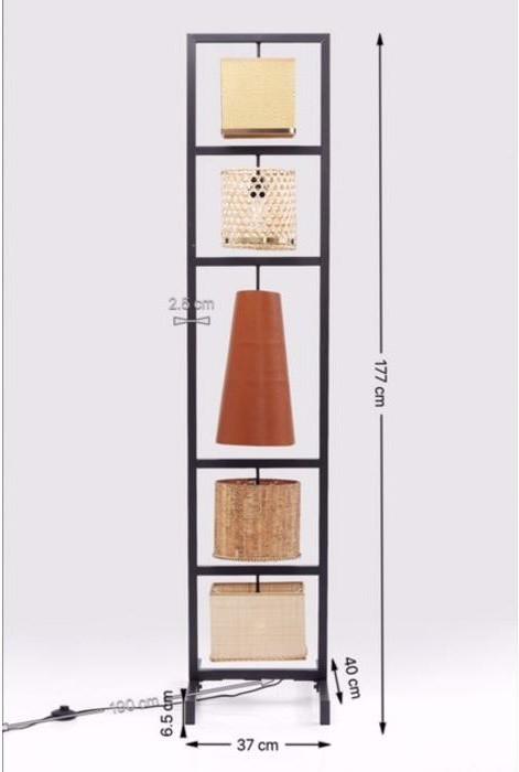 Image du produit Kare Design Lampadaire Parecchi Nature 176cm