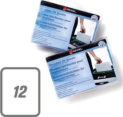 Image du produit Rexel Feuilles de lubrifiant pour les destructeurs de documents