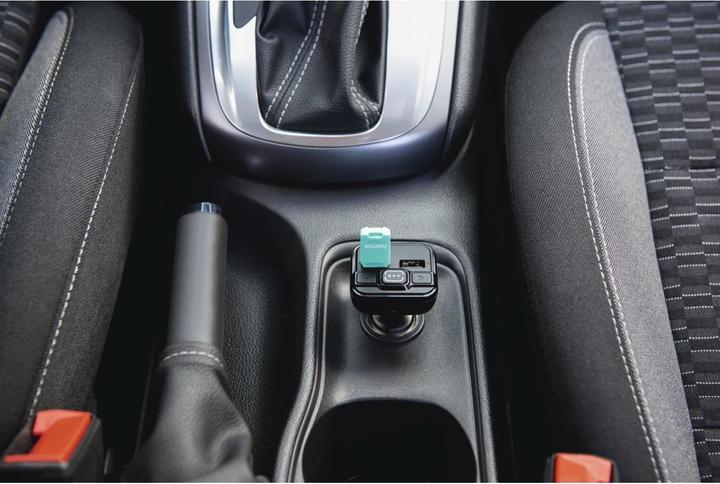 Actual product image Hama FM transmitter with AUX-IN + USB-IN
