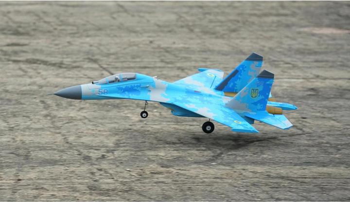 Actual product image Amewi XFly SU27 Tarn Twin 50mm EPO PNP (Jet)