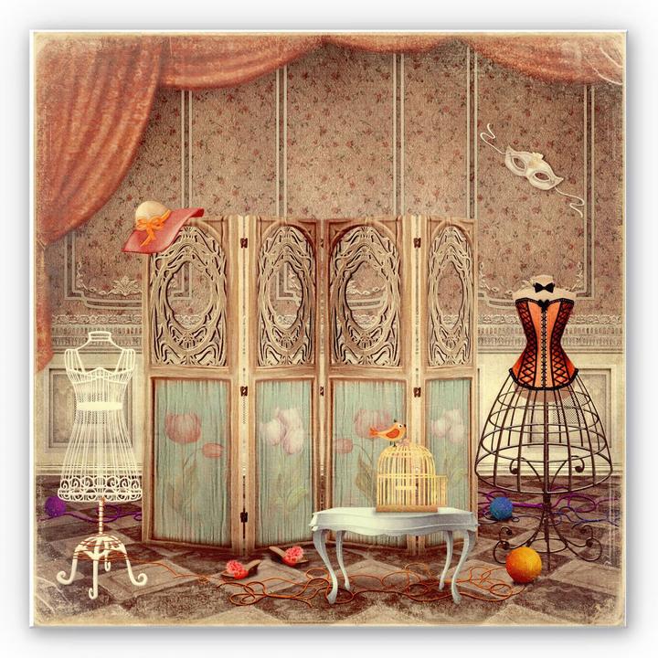 Image du produit Trenddeko Dressing-room d'une princesse (20 x 20 cm)