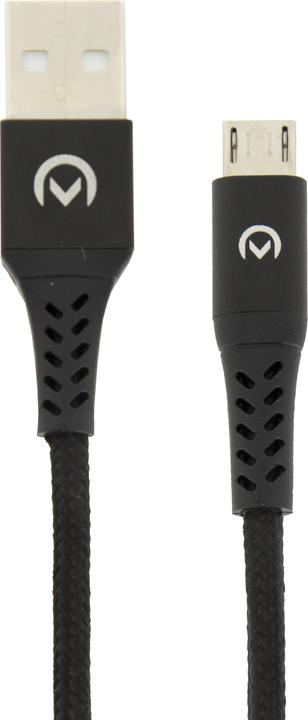 Produktbild NoName Cable adaptateur USB 2.0 Type A vers Micro USB Type B 20cm (Noir) (0.06 m)