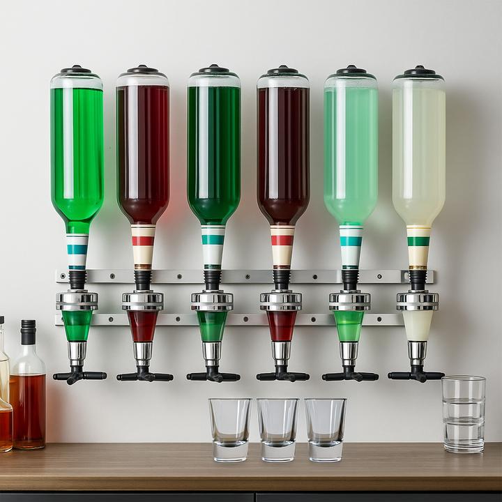 Actual product image Relaxdays Wall-Mount Bar Butler (Jigger)