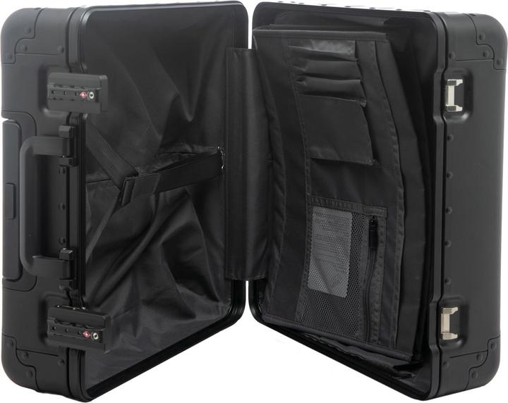 Immagine prodotto Alumaxx Trolley business per la notte, con valigetta in alluminio, argento (37 l, Bagaglio a mano (fino a 50 litri))