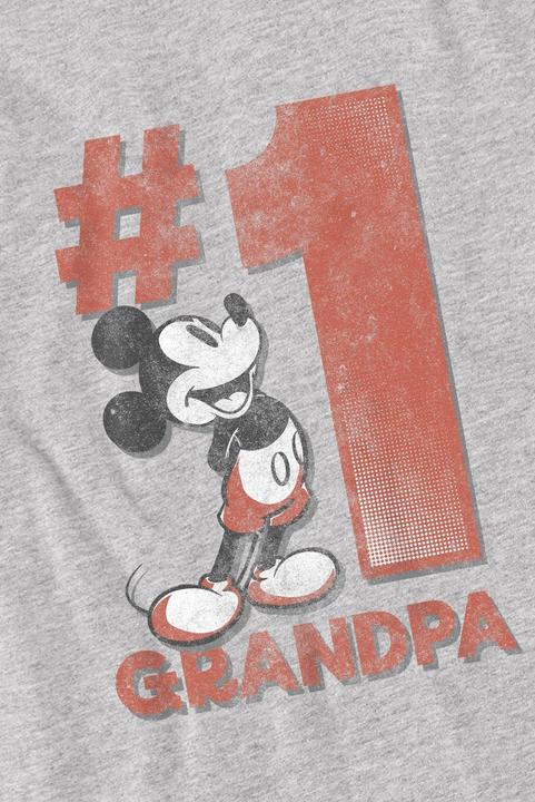 Actual product image Disney Childrens/Kids Number 1 Grandpa Mickey Mouse T-Shirt (152, 158)