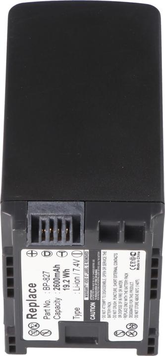 Produktbild AccuCell Akku Canon BP-827 (Kamera Akku)