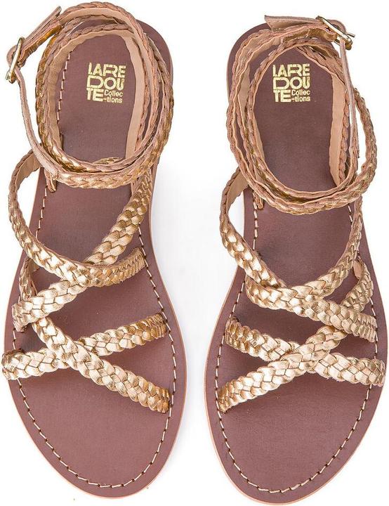 Produktbild La Redoute Collections Geflochtene Sandalen Signature aus Leder (42)