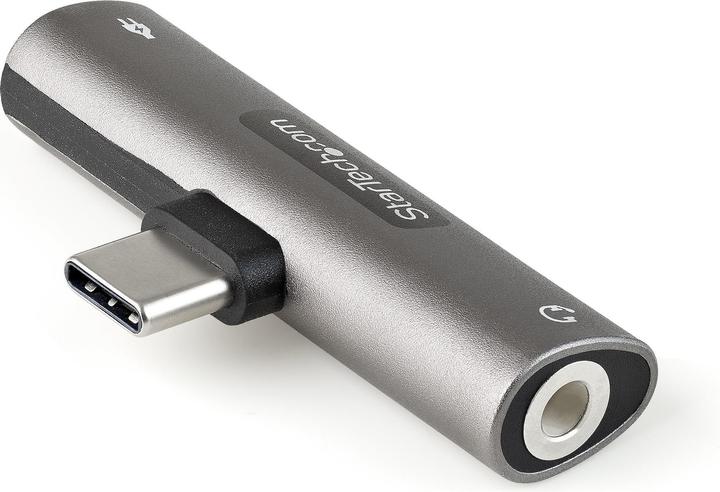 Immagine prodotto StarTech Adattatore audio e di ricarica USB-C - Adattatore audio USB-C con jack per cuffie/uricolari -TRRS e (USB, Jack da 3.5mm, USB 3.2)