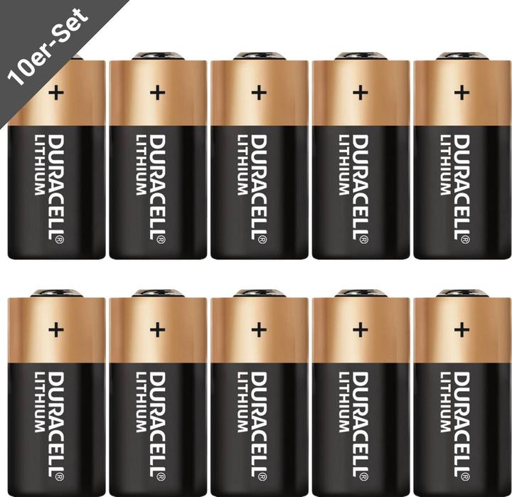 Produktbild Duracell Cr-123a (10 Stk., CR123A, 1550 mAh)