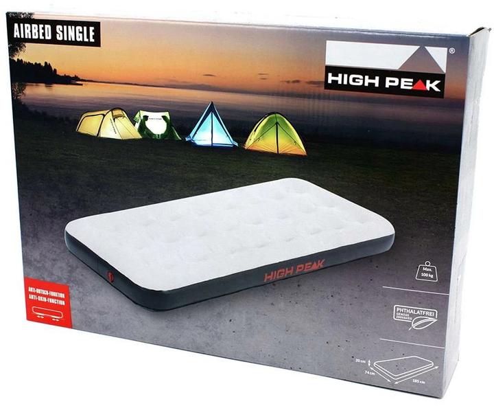 Produktbild High Peak Airbed Single Luftbett aufblasbar 185x74x20cm