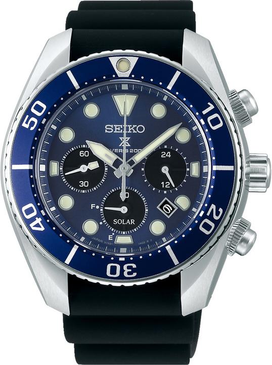 Produktbild Seiko Prospex Solar Chronograph Diver's (Analoguhr, 45 mm)