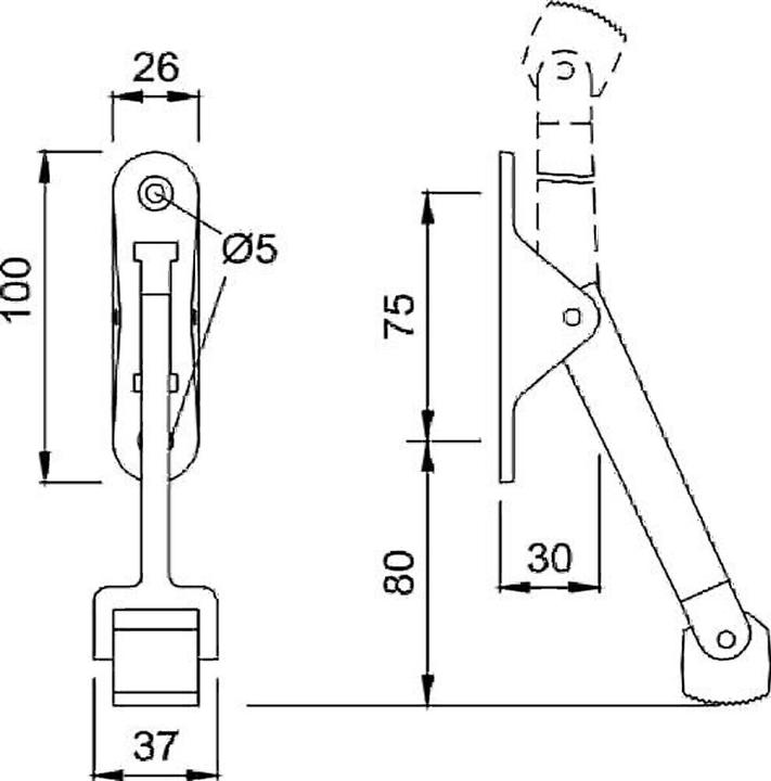 Actual product image Kws Door holder 1060 (1 Piece)
