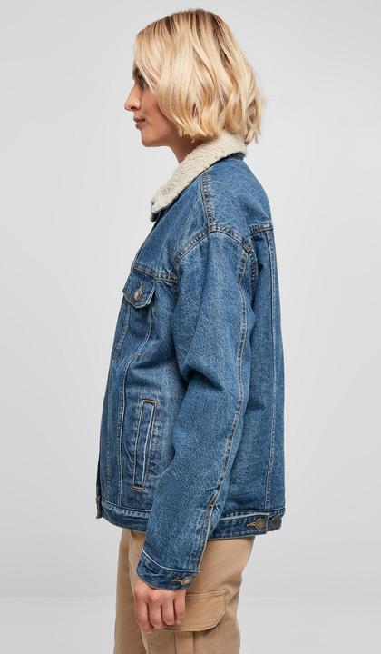 Immagine prodotto Urban Classics Giacca in denim Sherpa oversize da donna (4XL)