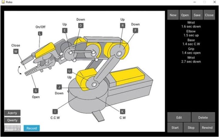 Actual product image Velleman Usb interface for robot arm Ksr10