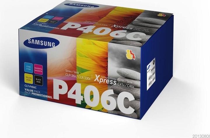 Actual product image Samsung Clt-P406c (M, C, Y, FC)