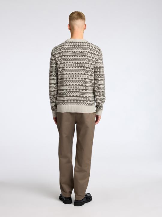 Actual product image Selected Homme Patterned jumper with round neckline (L)