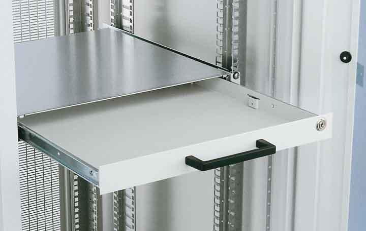 Actual product image Schäfer Shop Document drawer 1 U, RAL 7035 7963500 - Document drawer 1 U - RAL 7035