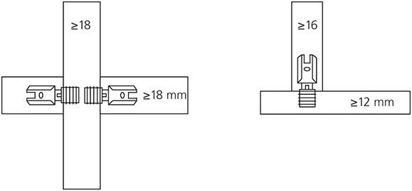 Actual product image Lamello Connector DIVARIO P-18 (1000 pcs.)