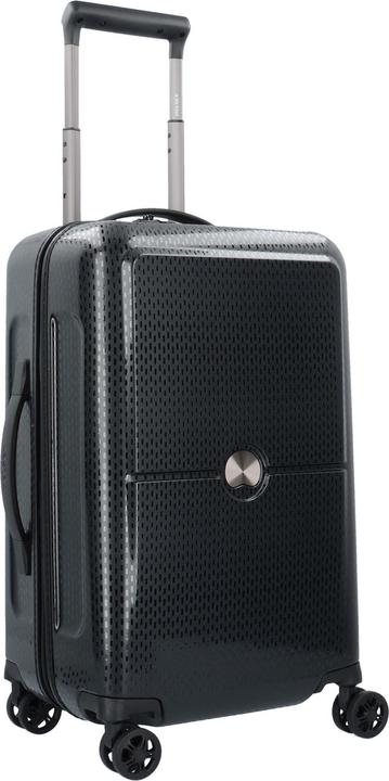 Delsey Turenne 4 Handbagage suitcase 55 cm - Zwart (40 l, Hand luggage (up to 50 litres))