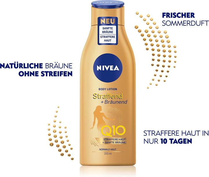 Produktbild NIVEA Q10 Straffende Body Lotion + Bronze (Körperlotion, 200 ml)