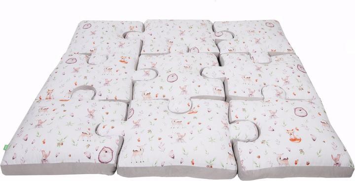 Immagine prodotto Lulando Coperta per bambini 145 x 145 cm, Forest Puzzle