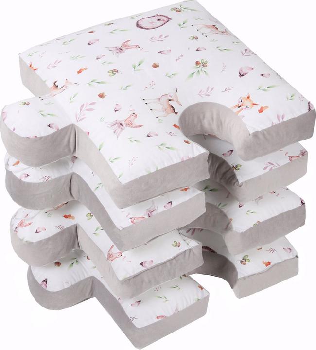 Immagine prodotto Lulando Coperta per bambini 145 x 145 cm, Forest Puzzle