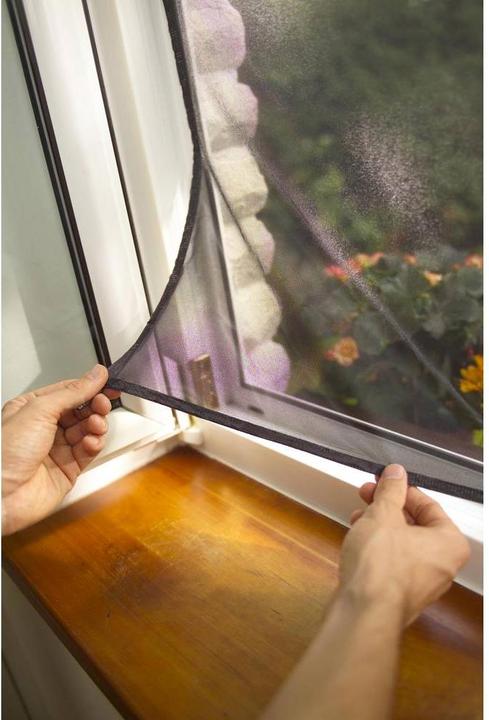 Actual product image tesa Insect screen COMFORT for windows, with Velcro tape, self-adhesive, without drilling (130 x 150 cm)