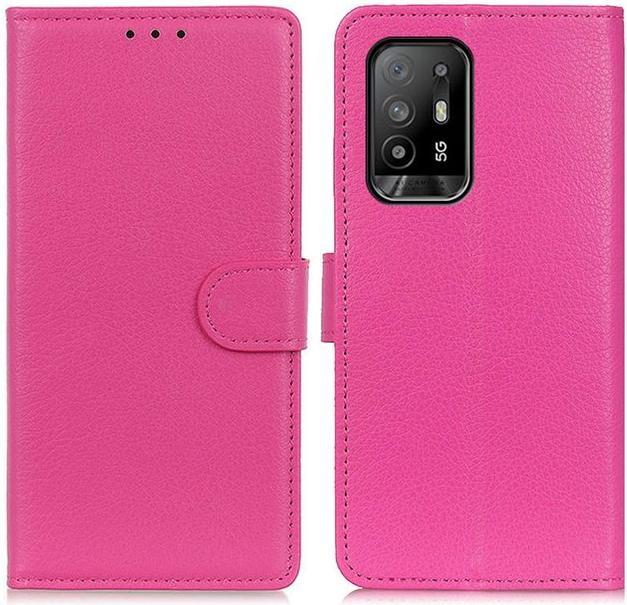 Actual product image MU Classic Litchi Leather Bookcover Series (Oppo A94)
