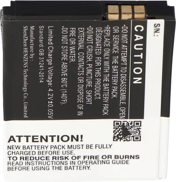Produktbild AccuCell Akku AVM Fritz Fon M2 Nachbauakku für Fritz! Fon M2 Akku, BAK130506, Fritz!Fon M2