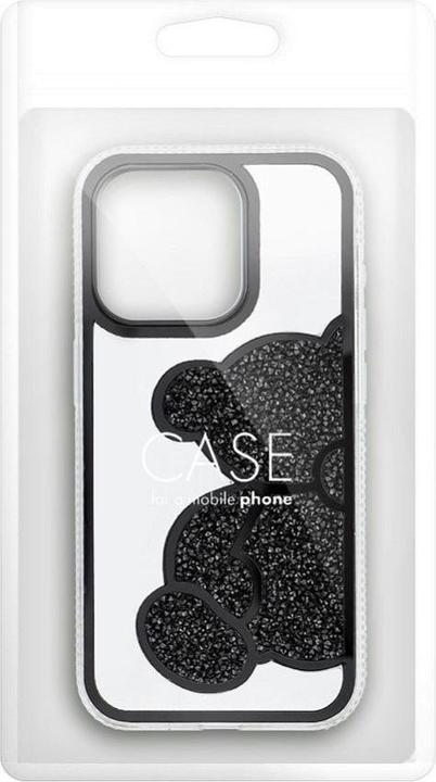 Actual product image OEM Back panel cover TEDDY BEAR Case for IPHONE 16 Pro black (Apple iPhone 16 Pro)