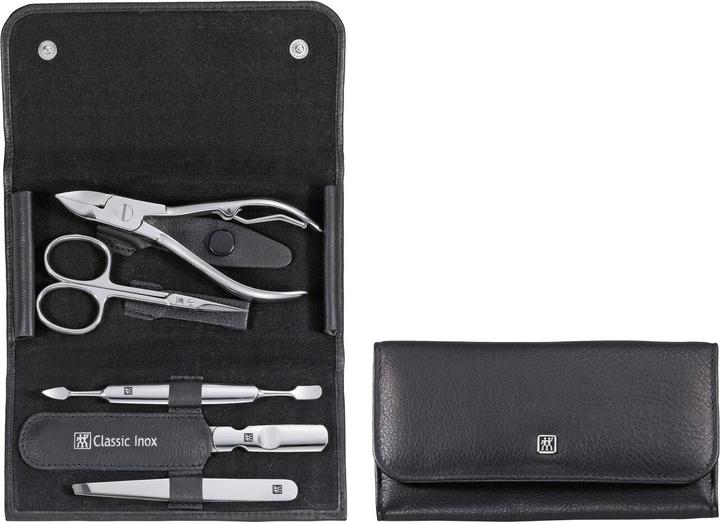 Produktbild Zwilling 97437-004-0 Classic Inox Etui aus Rindleder 5-teilig schwarz