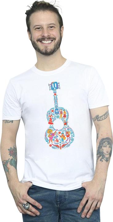 Immagine prodotto Disney Coco Guitar Pattern Maglietta Uomo (XXL)